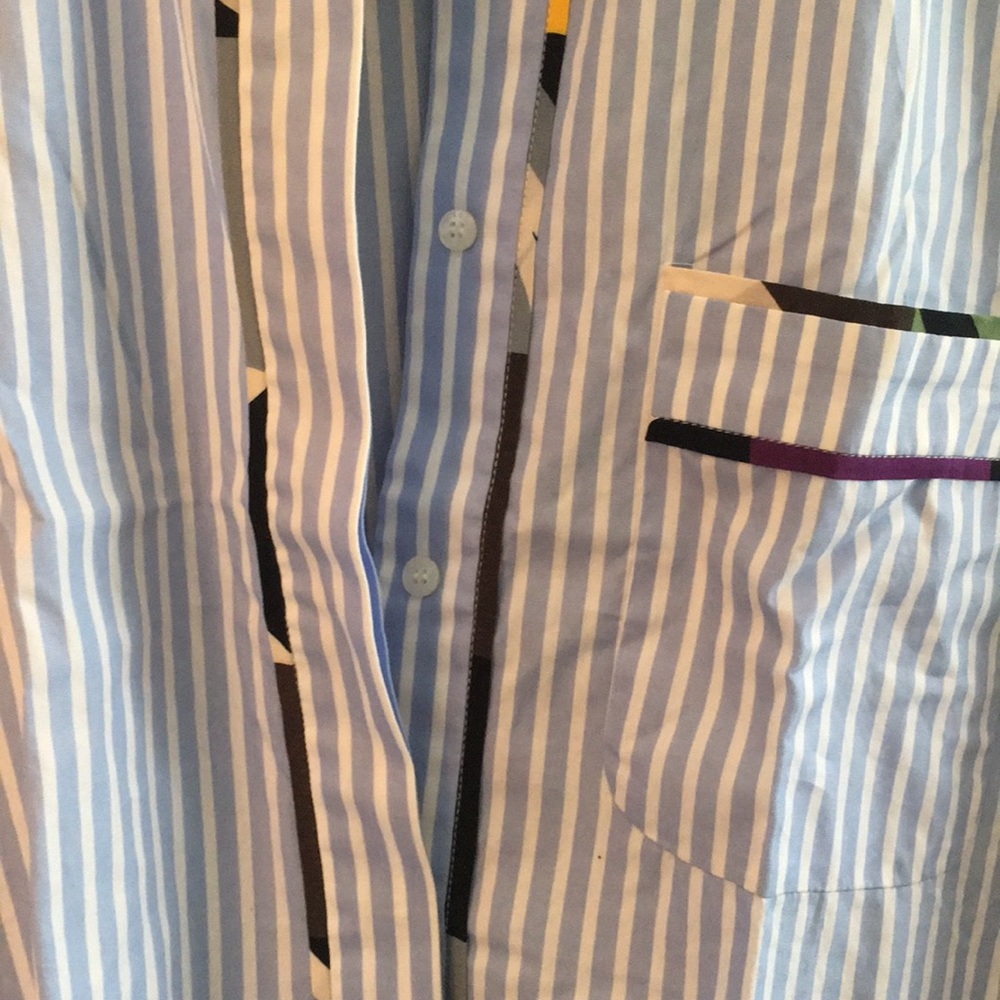 Msgm Striped Long Button Down - image 5